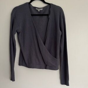 Favlux Wrap Deep V Sweater